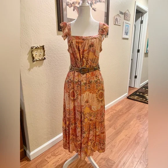 rose gold boho dress Chic Tassel Pink Lace Bohemia Wedding Dress – TANYA BRIDAL